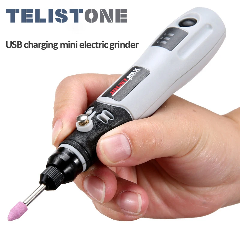 Электрическая мини-дрель TELISTONE 3 с переменной скоростью, зарядка по USB, гравировальная ручка, вращающиеся инструменты для полировки и резьбы
Электрическая мини-дрель TELISTONE 3 с переменной скоростью, зарядка по USB, гравировальная ручка, вращающиеся инструменты для полировки и резьбы