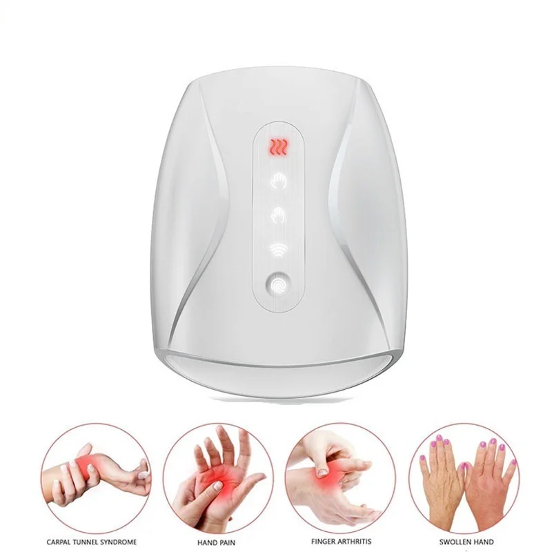 Health Care Hand Massager Electric Palm Finger Massager with Air Pressure Heat Compression for Women Beauty Massage Relaxation
Health Care Hand Massager Electric Palm Finger Massager with Air Pressure Heat Compression for Women Beauty Massage Relaxation