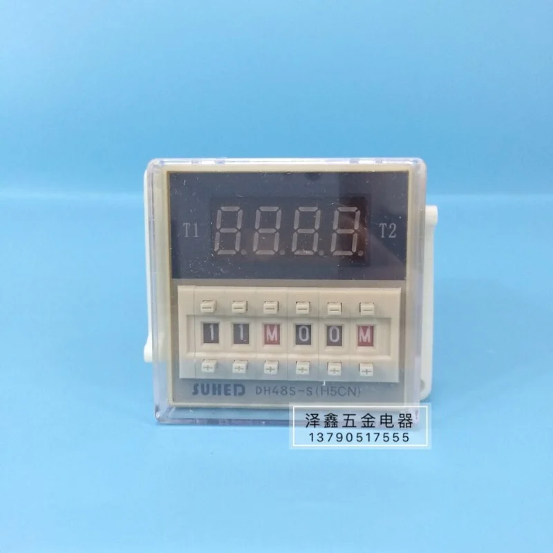 SUHED timetable DH48S-S digital display time relay cycle control time controller to send base
SUHED timetable DH48S-S digital display time relay cycle control time controller to send base