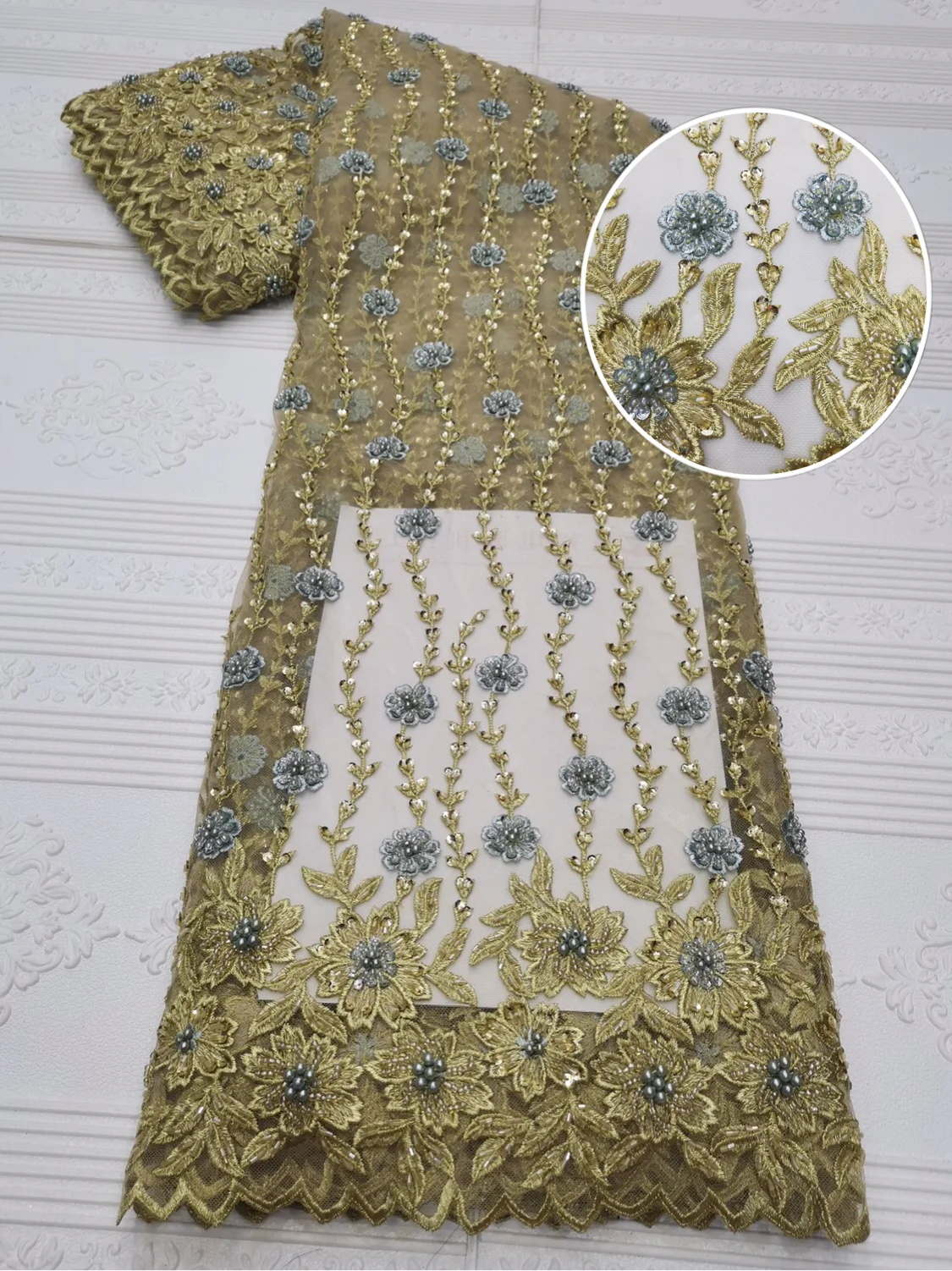 African Net Lace Fabric 2021 High Quality Flower Lace Nigerian Wedding Lace Fabrics Handmade Beaded French Tulle Lace Material
African Net Lace Fabric 2021 High Quality Flower Lace Nigerian Wedding Lace Fabrics Handmade Beaded French Tulle Lace Material