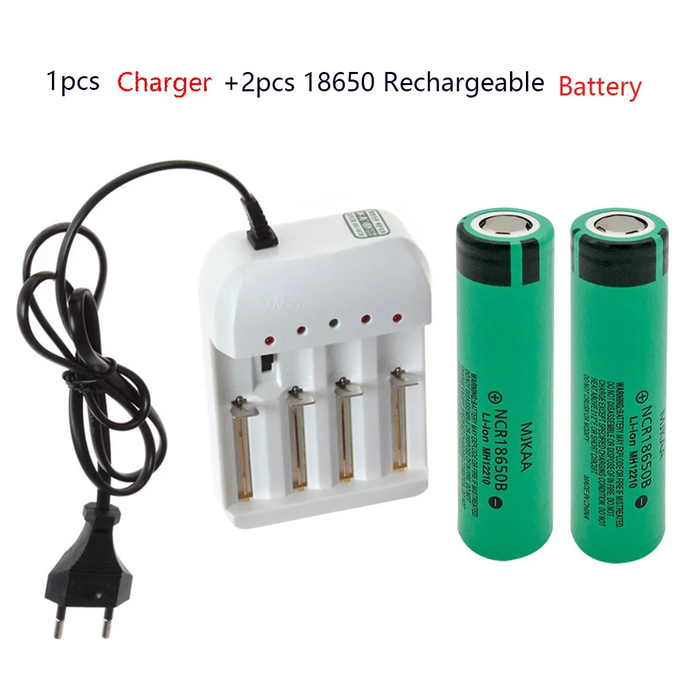 1Pcs 4-Slots Battery Charger + 2PCS NCR18650 3400mAh 3.7V Li-ion Rechargeable Battery
1Pcs 4-Slots Battery Charger + 2PCS NCR18650 3400mAh 3.7V Li-ion Rechargeable Battery