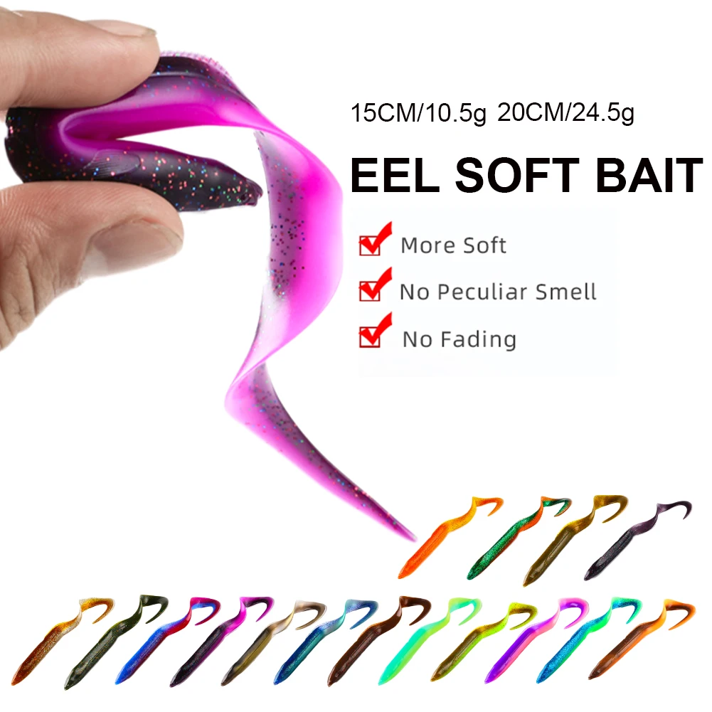 New supercontinent new hot eel soft bait 15cm 20cm Soft Fishing Lure Sea Bass Artificial Bait Shad Eel Needfish Fishing Tackle
New supercontinent new hot eel soft bait 15cm 20cm Soft Fishing Lure Sea Bass Artificial Bait Shad Eel Needfish Fishing Tackle