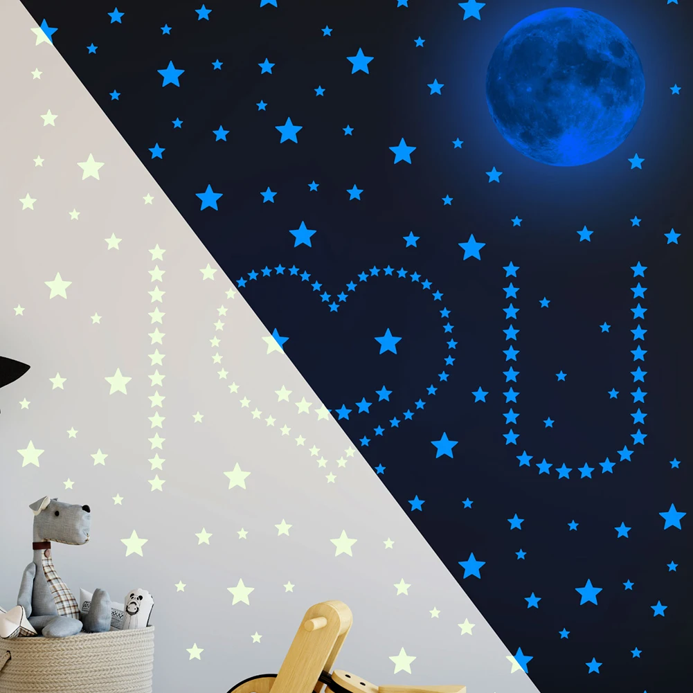 3D Moon Stars Luminous Wall Sticker Energy Storage Fluorescent Glow In The Dark Luminous for Kids Bedroom Baby Nursery
3D Moon Stars Luminous Wall Sticker Energy Storage Fluorescent Glow In The Dark Luminous for Kids Bedroom Baby Nursery