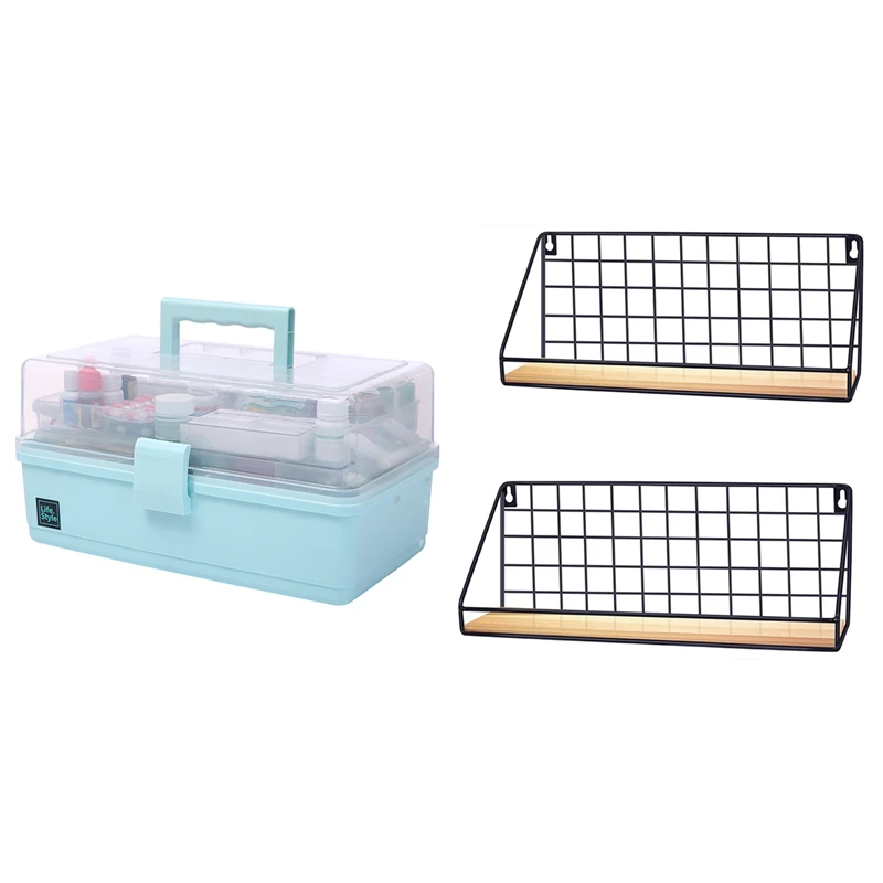 Hot-Household Multi-Layer Oversized First Aid Box Kit With 2PCS Wall Mounted Floating Shelves
Hot-Household Multi-Layer Oversized First Aid Box Kit With 2PCS Wall Mounted Floating Shelves