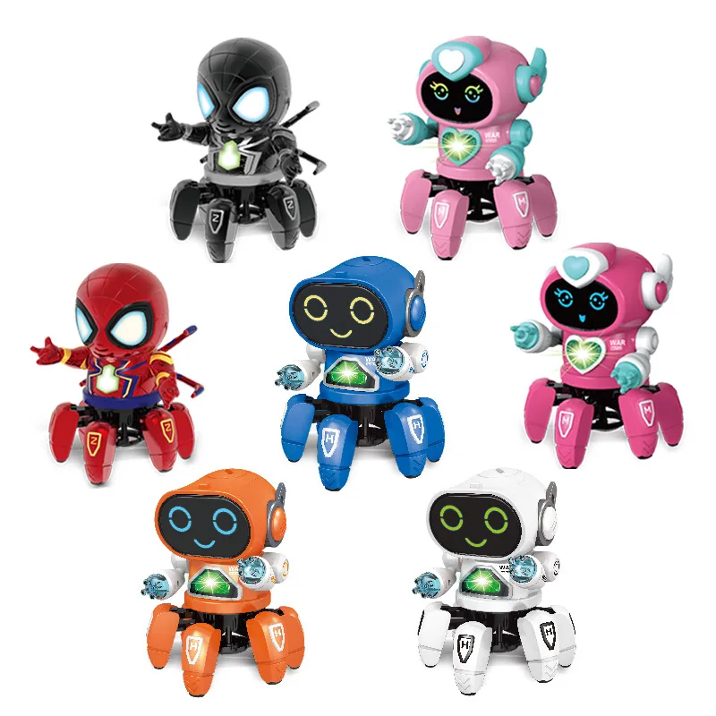 Hot Sale Dancing Electric Six Clawed Fish Robot Light Music Boys And Girls Children Electronic Toys Luminous Robot
Hot Sale Dancing Electric Six Clawed Fish Robot Light Music Boys And Girls Children Electronic Toys Luminous Robot
