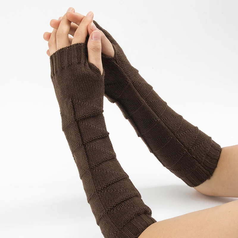 New Wool Half Finger Gloves Men Women Knitted Warm Fingerless Long Knit Mitten Solid Color Fashion Women Arm Warmers Hot Sale
New Wool Half Finger Gloves Men Women Knitted Warm Fingerless Long Knit Mitten Solid Color Fashion Women Arm Warmers Hot Sale