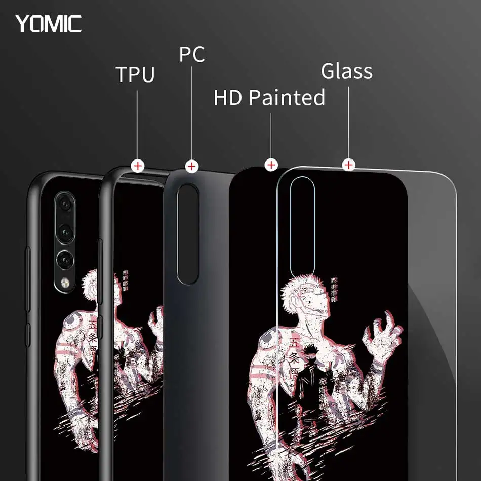 Jujutsu Kaisen Anime Tempered Glass Case for Huawei P30 Lite P Smart Z P40 Honor 8X 20 P20 Y7 9X Pro Y9 Y6 2019 Y9a Phone Cover
Jujutsu Kaisen Anime Tempered Glass Case for Huawei P30 Lite P Smart Z P40 Honor 8X 20 P20 Y7 9X Pro Y9 Y6 2019 Y9a Phone Cover