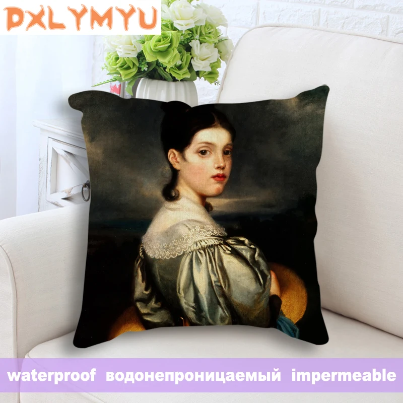 Famous European oil painting printing pillowcase for sofa bed car ,waterproof linen cushion cover decorative pillow covers
Famous European oil painting printing pillowcase for sofa bed car ,waterproof linen cushion cover decorative pillow covers