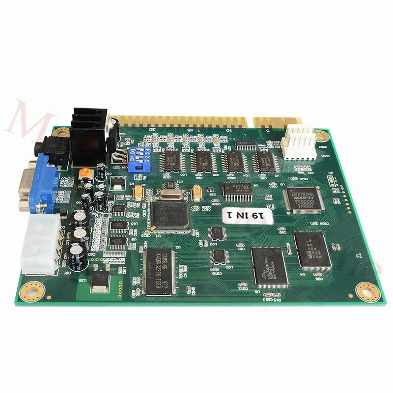 Игровая доска для игры Jamma 19 в 1 аркадная плата с несколькими играми печатная VGA CGA
