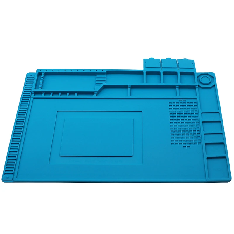 Heat Insulation Silicone Soldering Mat Heat-Resistant Soldering Station Repair Insulator Pad Woking Mat
Heat Insulation Silicone Soldering Mat Heat-Resistant Soldering Station Repair Insulator Pad Woking Mat