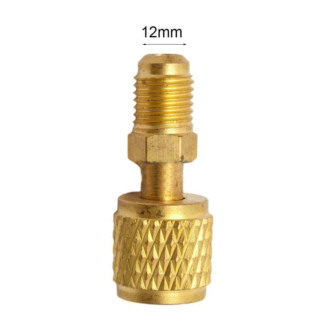 1PCs Brass R410a Adapters 5/16\" SAE Female Quick Couplers To 1/4\" SAE Male Split Ductless Service Port Adapter Connector
1PCs Brass R410a Adapters 5/16\" SAE Female Quick Couplers To 1/4\" SAE Male Split Ductless Service Port Adapter Connector