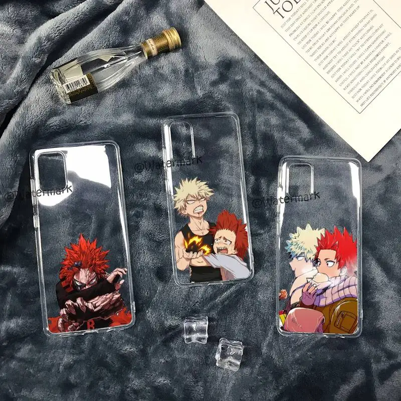 Kirishima My Hero Academia Anime Phone Case For Samsung A51 A71 A21S S10 S9 S8 Plus S7 S10e S20 Fe Lite Transparent Cover
Kirishima My Hero Academia Anime Phone Case For Samsung A51 A71 A21S S10 S9 S8 Plus S7 S10e S20 Fe Lite Transparent Cover