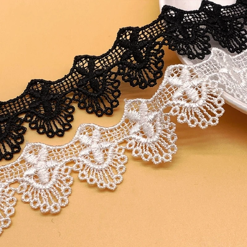 3Yards Barcode Lace Polyester Silk Scallop Flower 3.5cm Clothing Accessories DIY Wedding Lace Embroidery
3Yards Barcode Lace Polyester Silk Scallop Flower 3.5cm Clothing Accessories DIY Wedding Lace Embroidery