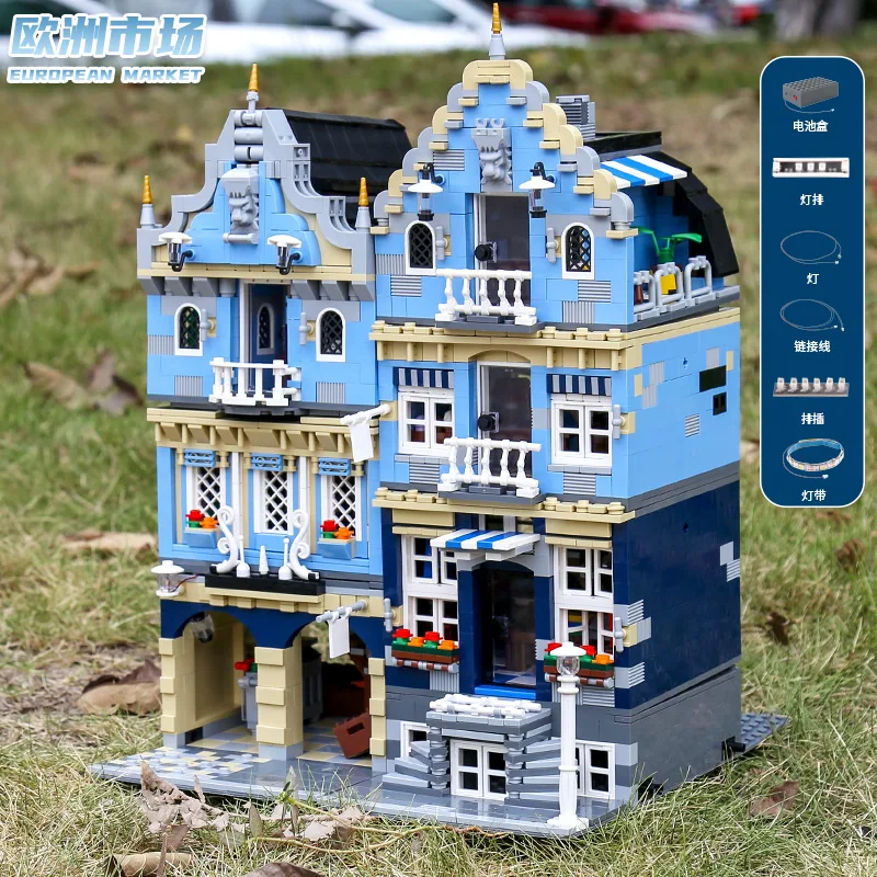 Mould King 16020 MOC Factory City Street European Market Model Compatible 10190 Building Toys Educational Building Blocks Kids
Mould King 16020 MOC Factory City Street European Market Model Compatible 10190 Building Toys Educational Building Blocks Kids