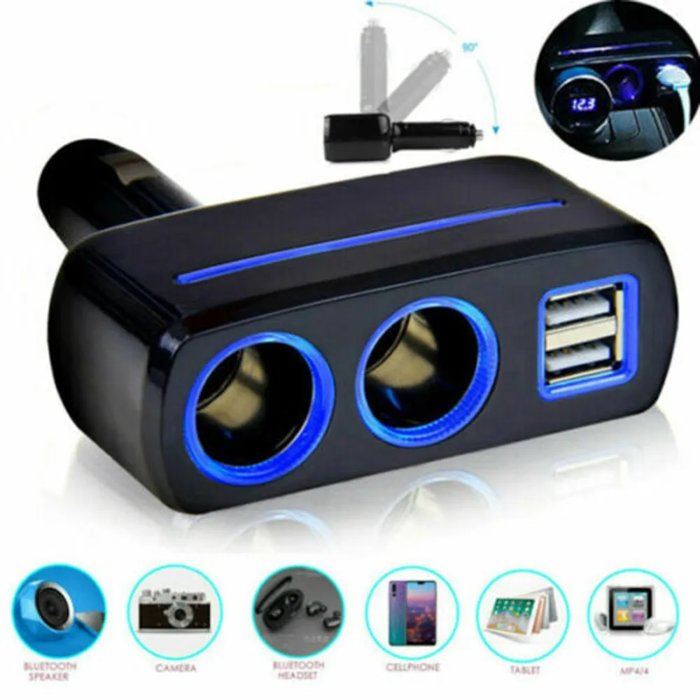 2Usb Автомобильное зарядное устройство, многофункциональный прикуриватель, универсальный адаптер питания, разветвитель розетки, Usb зарядное...
2Usb Автомобильное зарядное устройство, многофункциональный прикуриватель, универсальный адаптер питания, разветвитель розетки, Usb зарядное...