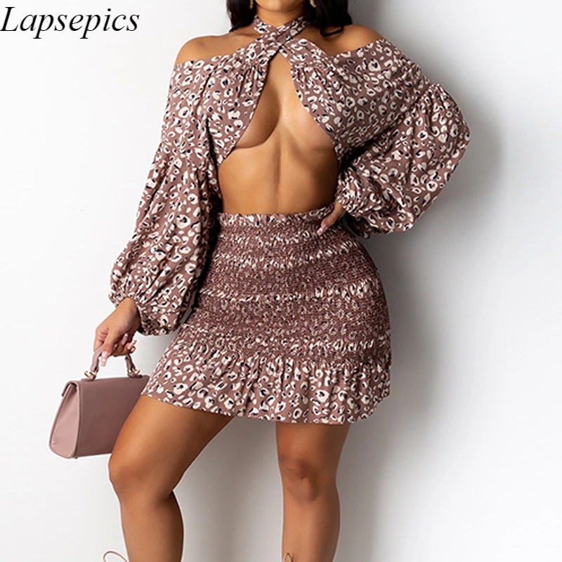 Sexy 2 piece Dress Set Outfits Full Sleeve V-neck Bandage Crop Top & Ruched Mini Dress Matching Set Fashion Clubwear
Sexy 2 piece Dress Set Outfits Full Sleeve V-neck Bandage Crop Top & Ruched Mini Dress Matching Set Fashion Clubwear