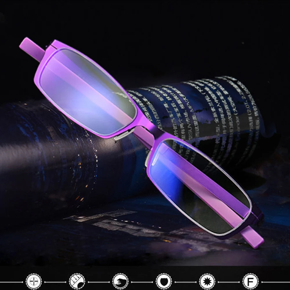 Lightweight Ultra-thin Frame Portable Double-sided Coating Reading Glasses +0.75 +1 +1.25 +1.5 +1.75 +2 +2.5 +2.75 to +4
Lightweight Ultra-thin Frame Portable Double-sided Coating Reading Glasses +0.75 +1 +1.25 +1.5 +1.75 +2 +2.5 +2.75 to +4
