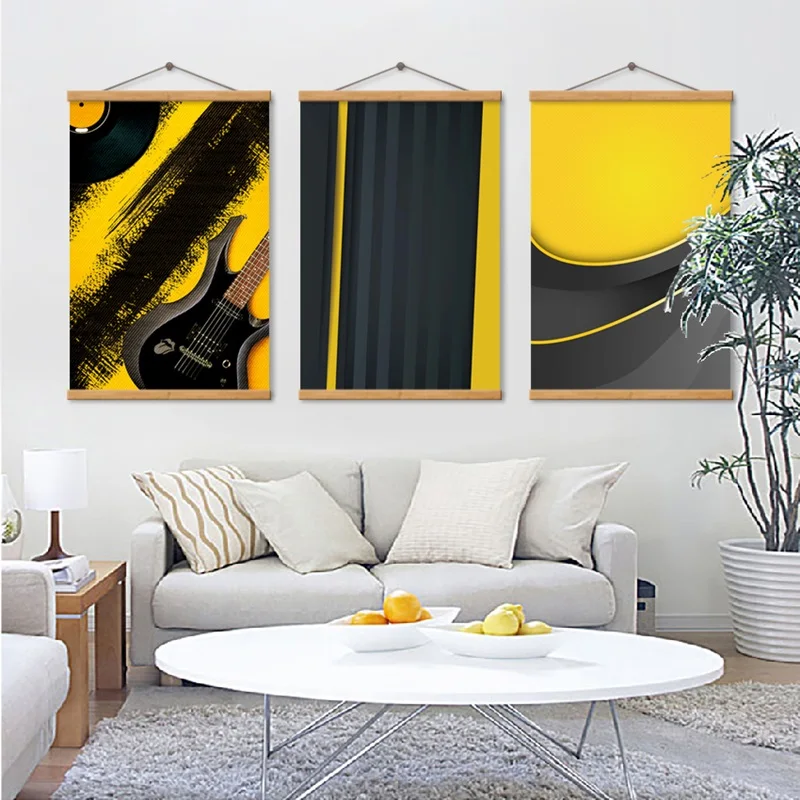 Abstract Canvas Painting Yellow Black Guitar Hanging Wall Art Print Picture Home Decor Poster For Living Room Bedroom
Abstract Canvas Painting Yellow Black Guitar Hanging Wall Art Print Picture Home Decor Poster For Living Room Bedroom