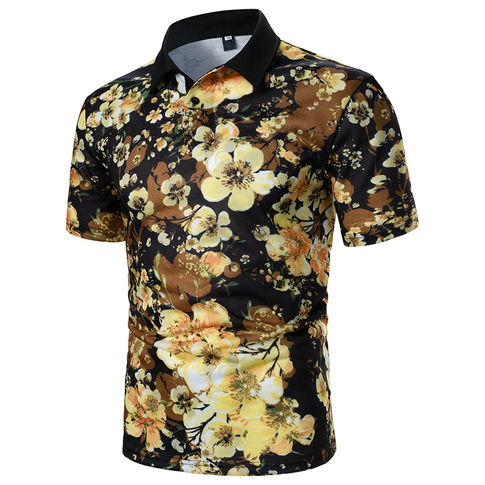 Fashion Polo Shirts Men's Summer Casual Floral Print Buttoned Short-sleeved Shirt Men clothing Tops 2021 polo shirts chemise
Fashion Polo Shirts Men's Summer Casual Floral Print Buttoned Short-sleeved Shirt Men clothing Tops 2021 polo shirts chemise