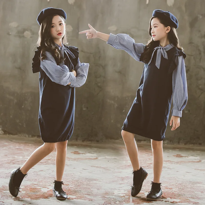 Lantern Sleeve 2pcs Clothes Suit Spring Summer Children Clothes Baby Girls Blouse + Dress Kids Teenagers Outwear High Quality
Lantern Sleeve 2pcs Clothes Suit Spring Summer Children Clothes Baby Girls Blouse + Dress Kids Teenagers Outwear High Quality