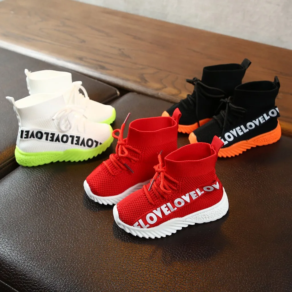 Children's stretch cloth flying woven alphabet sneakers boys and girls alphabet stretch running sneakers 40*
Children's stretch cloth flying woven alphabet sneakers boys and girls alphabet stretch running sneakers 40*