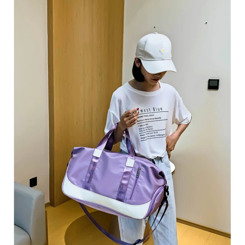 Outdoor Waterproof Oxford Travel Bags Men Women Training Fitness Handbag Yoga Mat Gym Dry Wet Bag With Shoes Compartment
Outdoor Waterproof Oxford Travel Bags Men Women Training Fitness Handbag Yoga Mat Gym Dry Wet Bag With Shoes Compartment