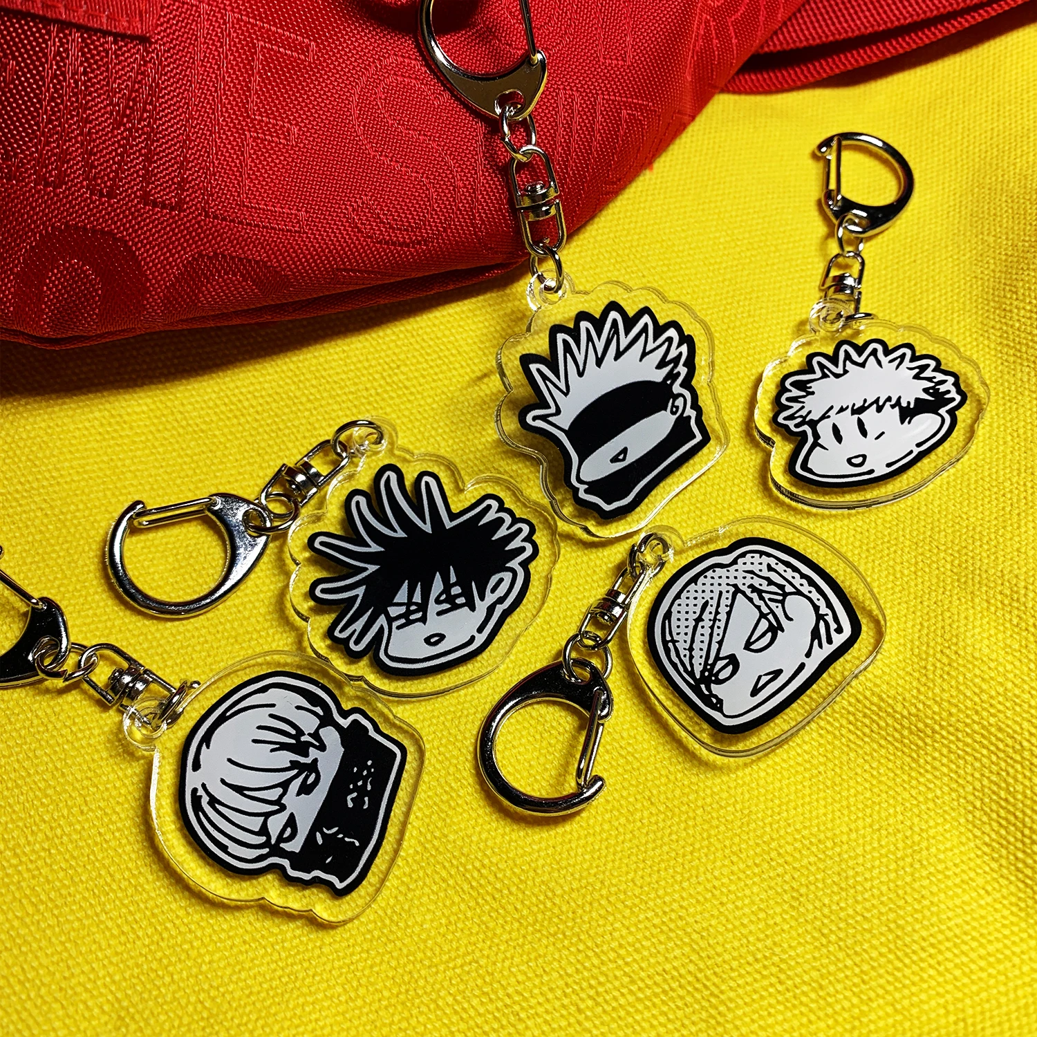 Anime Jujutsu Kaisen Cute Comic Acrylic Keychain Gojo Satoru Itadori Yuji Itabag Schoolbag Pendant Keyring Toy Accessories Gift
Anime Jujutsu Kaisen Cute Comic Acrylic Keychain Gojo Satoru Itadori Yuji Itabag Schoolbag Pendant Keyring Toy Accessories Gift