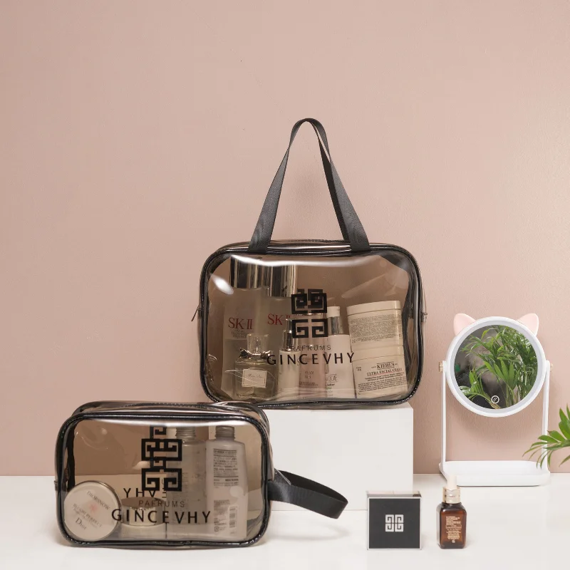 PVC Transparent Waterproof Makeup Bag Function Makeup Bag Trunk Zipper Make Up Organizer Storage Pouch Toiletry Kit Box
PVC Transparent Waterproof Makeup Bag Function Makeup Bag Trunk Zipper Make Up Organizer Storage Pouch Toiletry Kit Box