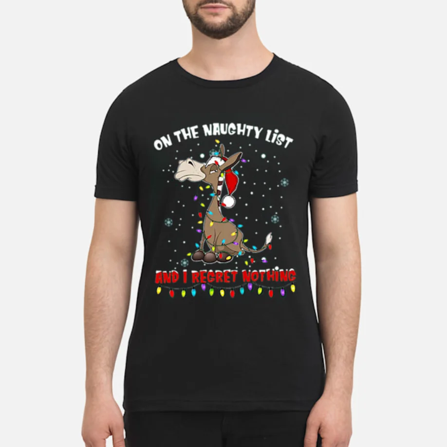 On The Naughty List and I Regret Nothing. Goat Christmas Gift T Shirt. Summer Cotton Short Sleeve O-Neck Men's T Shirt New S-3XL
On The Naughty List and I Regret Nothing. Goat Christmas Gift T Shirt. Summer Cotton Short Sleeve O-Neck Men's T Shirt New S-3XL