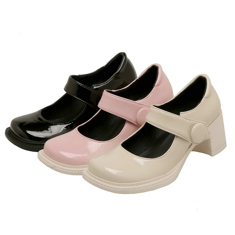 New Spring Women Shoes Sweet Elegant Pink Mary Janes Shoes Fashion Comfort Square Thick Sole Platfrom Ladies Pumps Shoes Plus 43
New Spring Women Shoes Sweet Elegant Pink Mary Janes Shoes Fashion Comfort Square Thick Sole Platfrom Ladies Pumps Shoes Plus 43