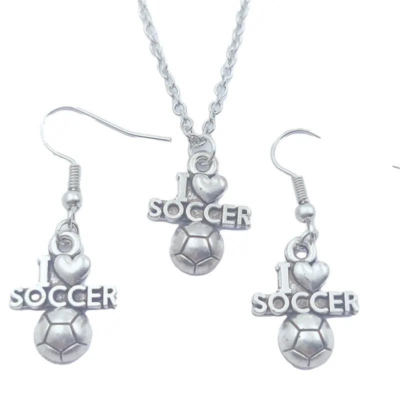 I Love Soccer Jewelry Set Creative Earring Necklace Sets,Antique,Beauty Vintage Fashion Women Girl Gifts
I Love Soccer Jewelry Set Creative Earring Necklace Sets,Antique,Beauty Vintage Fashion Women Girl Gifts