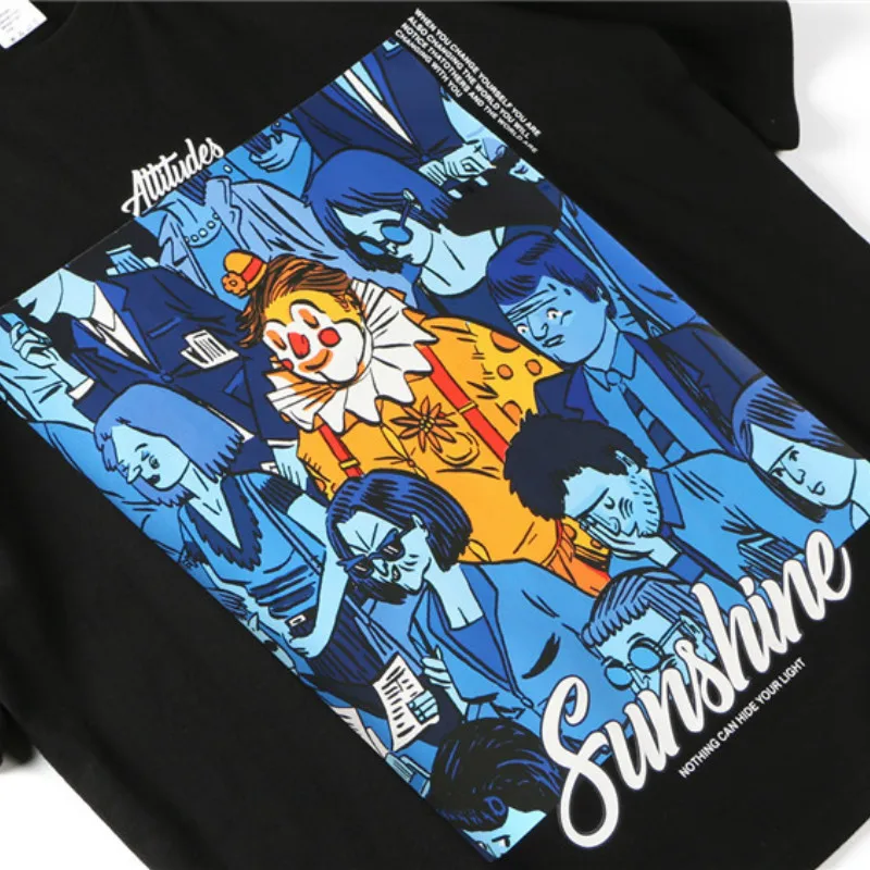 2021 Men T Shirt Hip Hop Harajuku Streetwear Joker Funny Print Short Sleeve Cotton TShirts Summer Oversized Fashion Tops Tee
2021 Men T Shirt Hip Hop Harajuku Streetwear Joker Funny Print Short Sleeve Cotton TShirts Summer Oversized Fashion Tops Tee