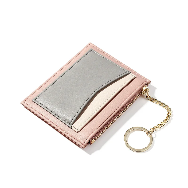 Fashionable PU Leather Women's Wallet Multi-Card Position Zipper Card Bag Keychain Small Wallet Lady Coin Purse Small Wallet
Fashionable PU Leather Women's Wallet Multi-Card Position Zipper Card Bag Keychain Small Wallet Lady Coin Purse Small Wallet