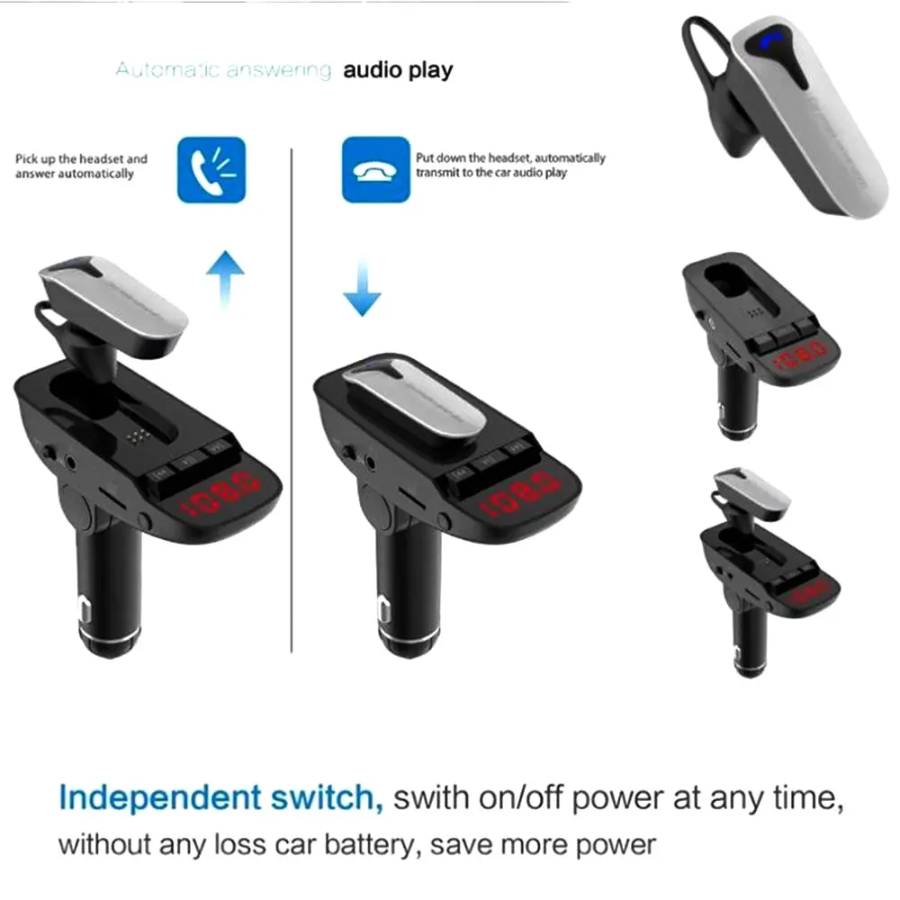DSYCAR 1Pcs ER9 Auto Car Wireless Bluetooth Handsfree FM Transmitter MP3 Player with Earphone New
DSYCAR 1Pcs ER9 Auto Car Wireless Bluetooth Handsfree FM Transmitter MP3 Player with Earphone New