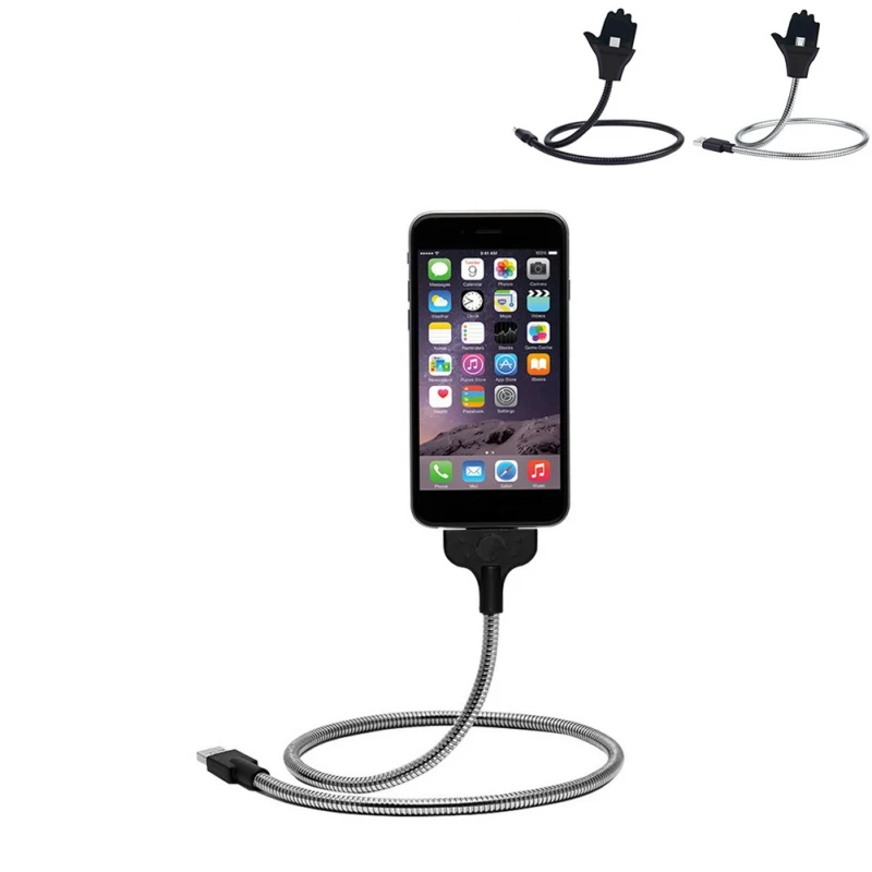 Гибкий ленивый держатель для телефона с подставкой зарядный кабель USB зарядный кабель Держатель зарядного устройства для телефона
Гибкий ленивый держатель для телефона с подставкой зарядный кабель USB зарядный кабель Держатель зарядного устройства для телефона
