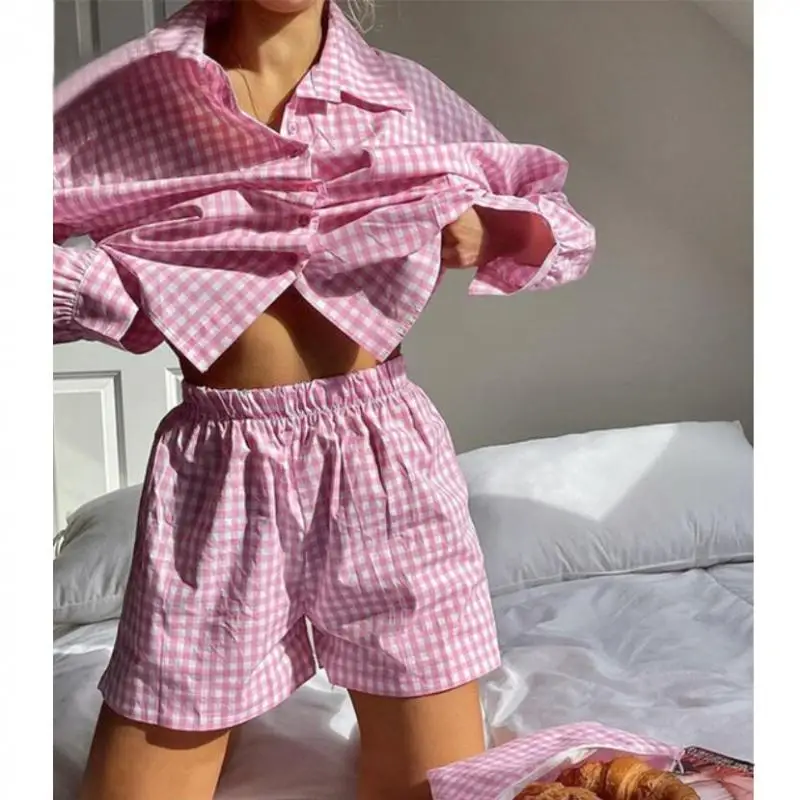 Colysmo Shorts Sets Women Summer Stripe Loose Two Piece Set Female Elastic Waist Shorts Casual Chic Vetement Femme 2021
Colysmo Shorts Sets Women Summer Stripe Loose Two Piece Set Female Elastic Waist Shorts Casual Chic Vetement Femme 2021