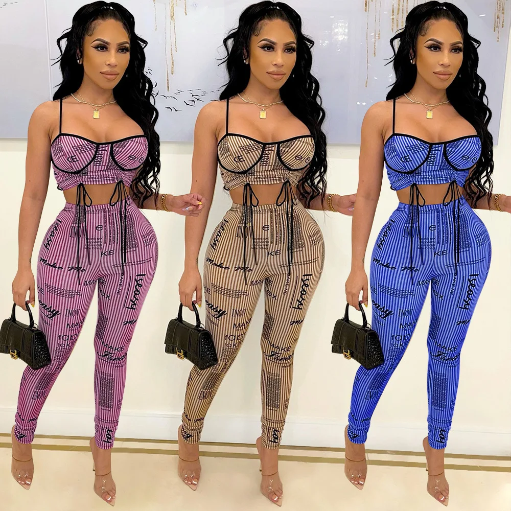 Новинка Весна 2022, Женский пикантный костюм из двух предметов с принтом на бретельках
Новинка Весна 2022, Женский пикантный костюм из двух предметов с принтом на бретельках