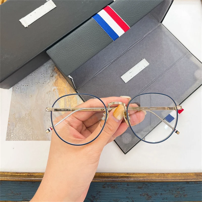 2021 Designer Vintage Thom Brand Prescription Glasses Round Eyewear Women's Eyeglasses With Frame Myopia Computer Glasses TBS119
2021 Designer Vintage Thom Brand Prescription Glasses Round Eyewear Women's Eyeglasses With Frame Myopia Computer Glasses TBS119