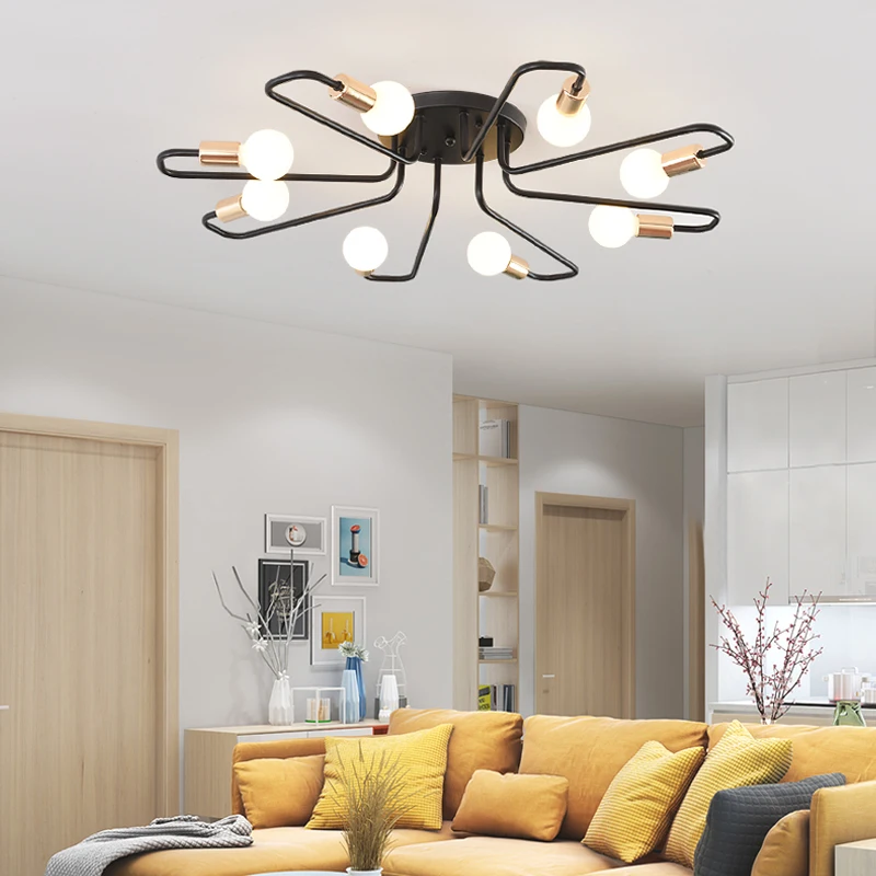 New Nordic industrial ceiling light LED With Round Black Metal Lampshades e27 ceiling lamp for Living Room balcony ceiling lamp
New Nordic industrial ceiling light LED With Round Black Metal Lampshades e27 ceiling lamp for Living Room balcony ceiling lamp