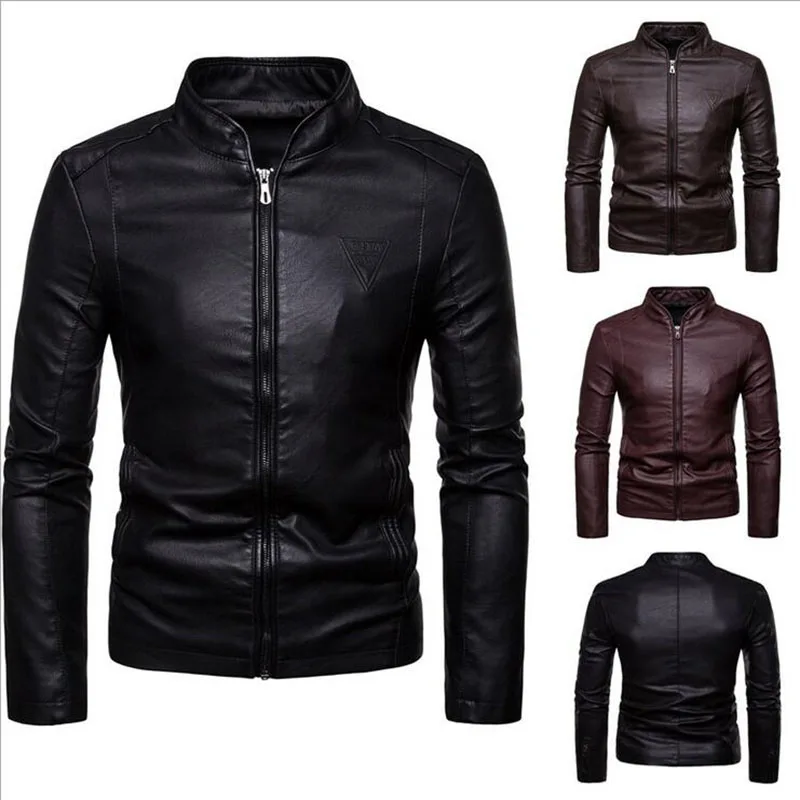 2021 Spring And Autumn New Men's Motorcycle Jacket PU Leather Jacket Stand Collar Jacket Casual Jacket Motorcycle Coat
2021 Spring And Autumn New Men's Motorcycle Jacket PU Leather Jacket Stand Collar Jacket Casual Jacket Motorcycle Coat
