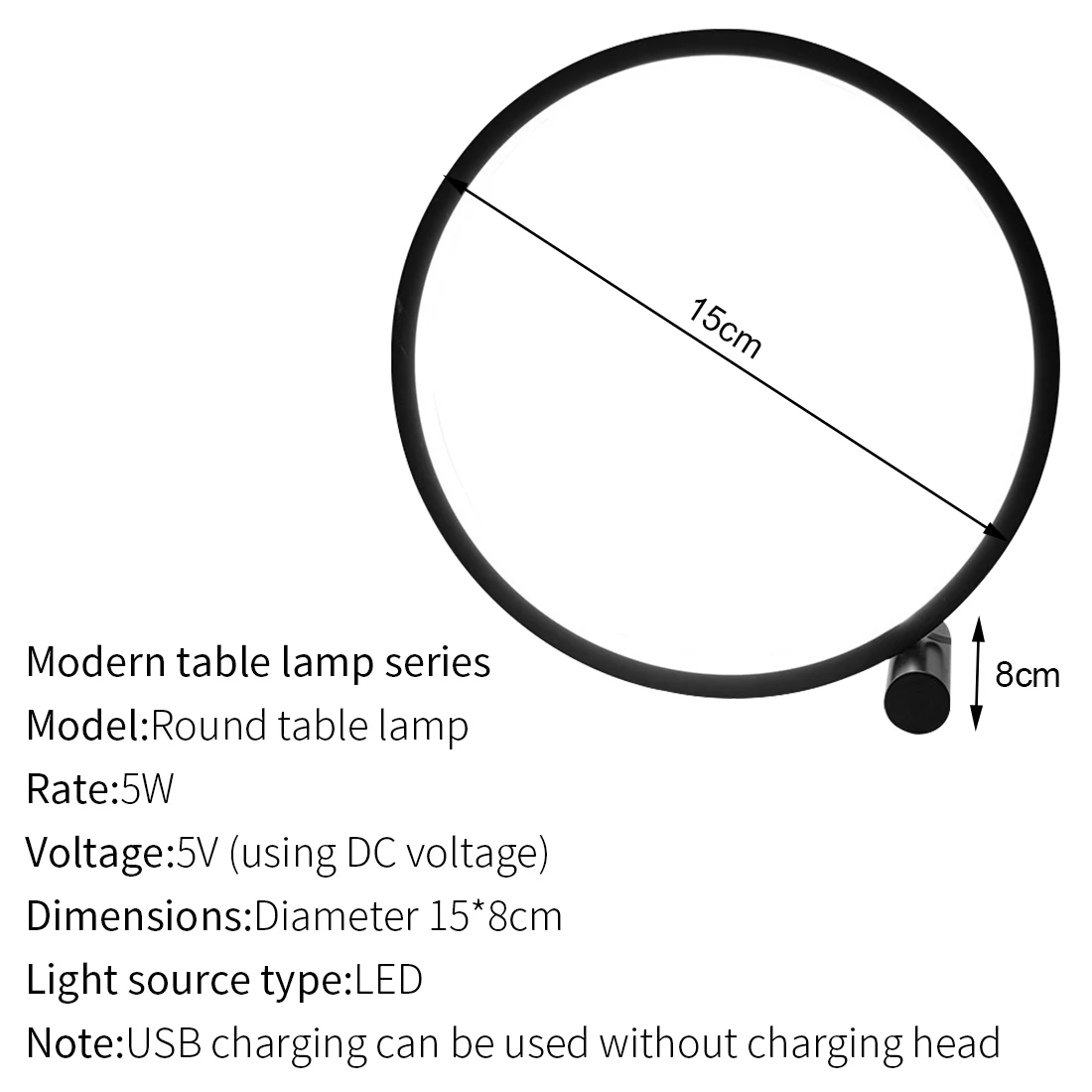 LED Table Lamp For Bedroom Circular Acrylic Desk Lamp For Living Room Black/White Dimmable Bedside Lamp Round Night Light 
LED Table Lamp For Bedroom Circular Acrylic Desk Lamp For Living Room Black/White Dimmable Bedside Lamp Round Night Light