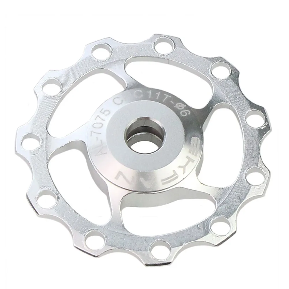 11T Bicycles Rear Derailleur Pulley Roller Aluminum Alloy MTB Road Bike Steel Bearing Jockey Wheel Parts Cycling Bike Accessory
11T Bicycles Rear Derailleur Pulley Roller Aluminum Alloy MTB Road Bike Steel Bearing Jockey Wheel Parts Cycling Bike Accessory