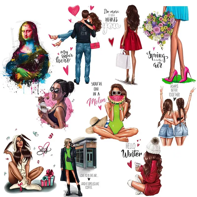 DIY DIron On Transfers For Clothing City Girl Fashion Patch Heat Transfers On Clothes Patches Women Applique Deress Patch Badge
DIY DIron On Transfers For Clothing City Girl Fashion Patch Heat Transfers On Clothes Patches Women Applique Deress Patch Badge
