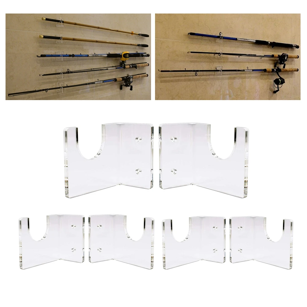 New Fishing Pole Display Stand Acrylic Fishing Rod Wall Mount Rod Holder Fishing Rod Supports Bracket Horizontal Hanger Rod Rack
New Fishing Pole Display Stand Acrylic Fishing Rod Wall Mount Rod Holder Fishing Rod Supports Bracket Horizontal Hanger Rod Rack