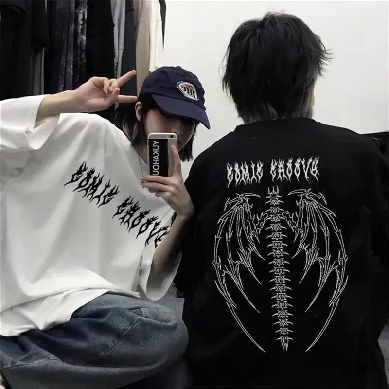 Couple Summer Black Top Girl White Round Neck Short Sleeve T-Shirt For Daily Korean Wave Cool Couple High Street Tops Women 2021
Couple Summer Black Top Girl White Round Neck Short Sleeve T-Shirt For Daily Korean Wave Cool Couple High Street Tops Women 2021