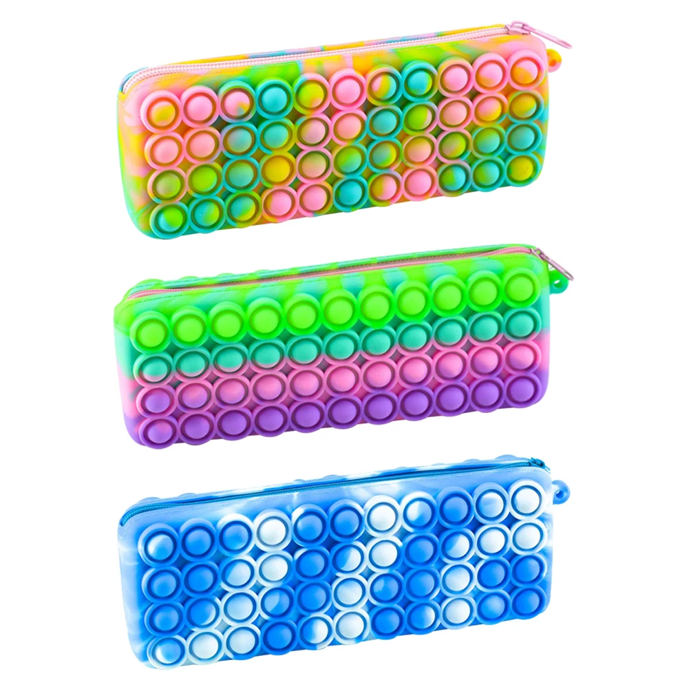 Прямоугольный силиконовый пенал с пузырьками, чехол для канцелярских принадлежностей, сумка для хранения, игрушка-антистресс для детей и в...
Прямоугольный силиконовый пенал с пузырьками, чехол для канцелярских принадлежностей, сумка для хранения, игрушка-антистресс для детей и в...
