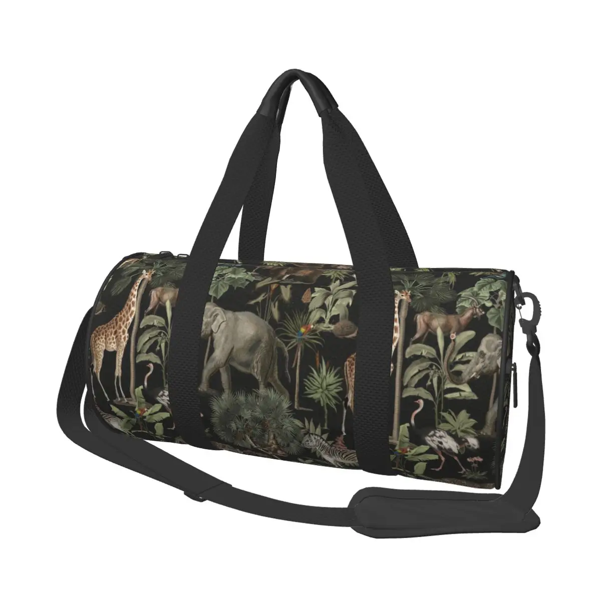 Travel Duffel Handbag Jungle Wild Animals Multifunction Weekend Bag Casual Duffel Shoulder Bag Overnight Bag
Travel Duffel Handbag Jungle Wild Animals Multifunction Weekend Bag Casual Duffel Shoulder Bag Overnight Bag