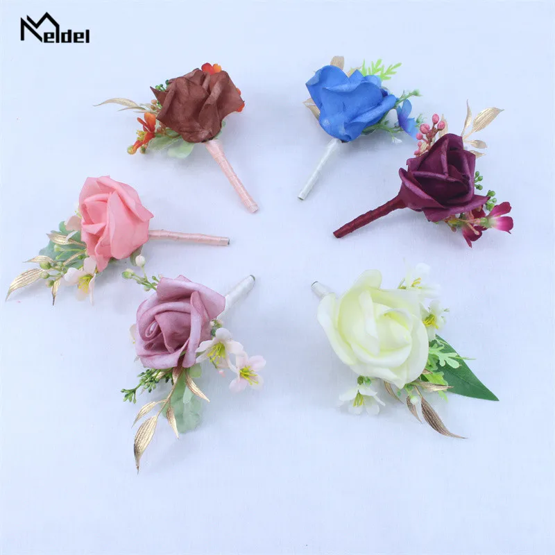 Meldel Wedding Prom PE Corsage Ceremony Flower Brooch Wedding Boutonnieres Groom Groomsmen Buttonhole Flowers Boutonniere 6PCS
Meldel Wedding Prom PE Corsage Ceremony Flower Brooch Wedding Boutonnieres Groom Groomsmen Buttonhole Flowers Boutonniere 6PCS