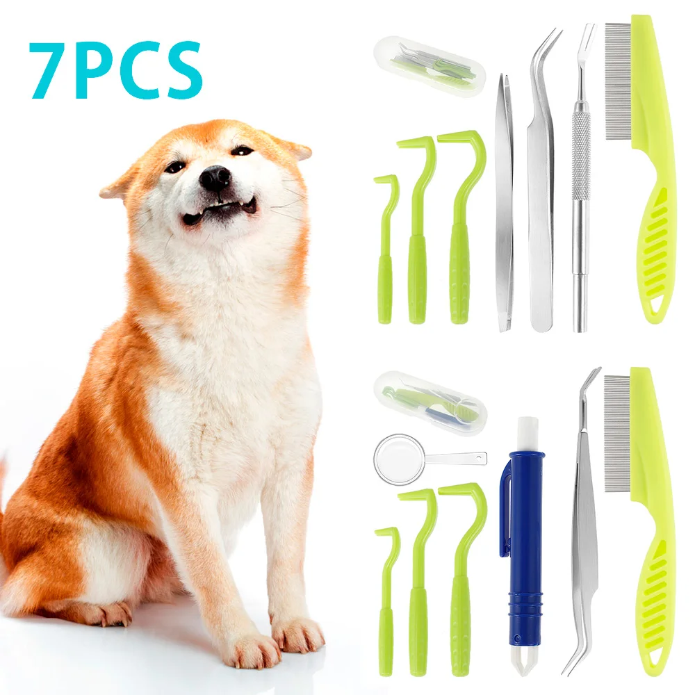 7Pcs Tick Remover Set Painlessly Tick Twister Include Plastic Tweezers Stainless Steel Tweezers Close-tooth Comb Tweezers Pen
7Pcs Tick Remover Set Painlessly Tick Twister Include Plastic Tweezers Stainless Steel Tweezers Close-tooth Comb Tweezers Pen