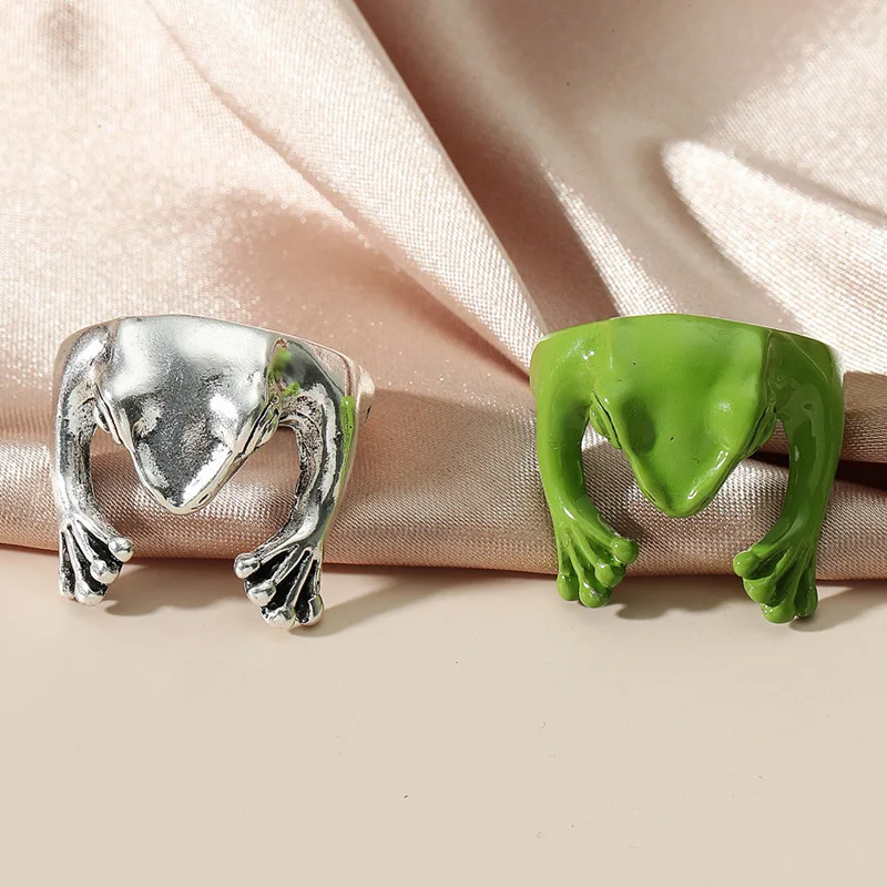 Korean Style Cute Frog Adjustable Finger Rings for Women Girls Teens Retro Fashion Frogs Toad Cool Ring Designer Hippie Jewelry
Korean Style Cute Frog Adjustable Finger Rings for Women Girls Teens Retro Fashion Frogs Toad Cool Ring Designer Hippie Jewelry
